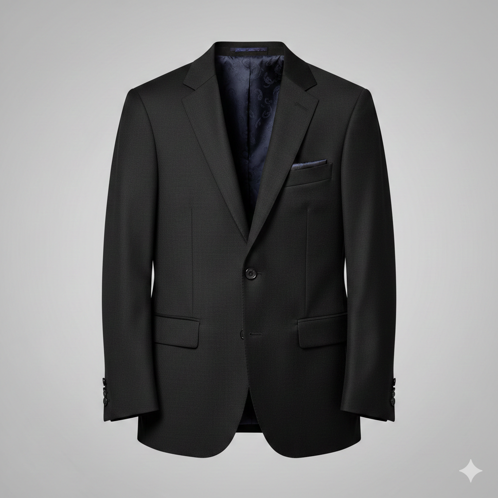 Áo Blazer Đen Huyền Ảo Kỳ Bí